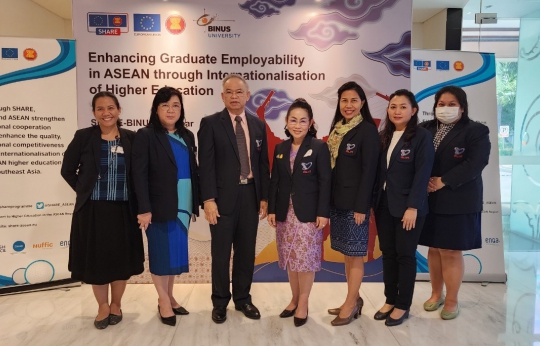 SHARE Regional Quality Qualifications and Quality Assurance Conference  SHARE-BINUS “Enhancing Graduate Employability in ASEAN through Internationalization of Higher Education 21-22 November 2022| Indonesia
