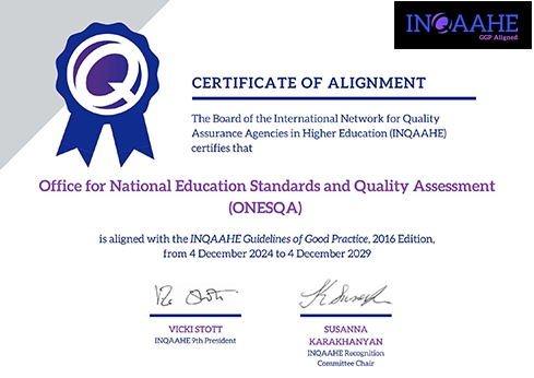 ONESQA Achieves International Recognition